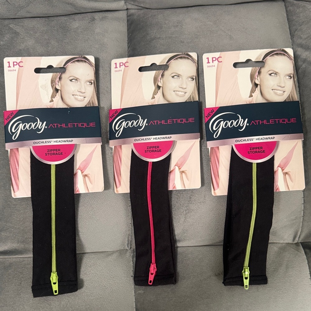 Goody Athletique Headwrap Set with Zipper Storage